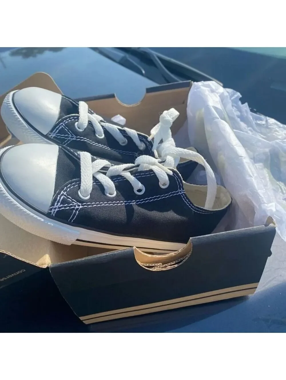 Converse Chuck Taylor All Star Low Top Black Toddler Kids Size 10C NIB